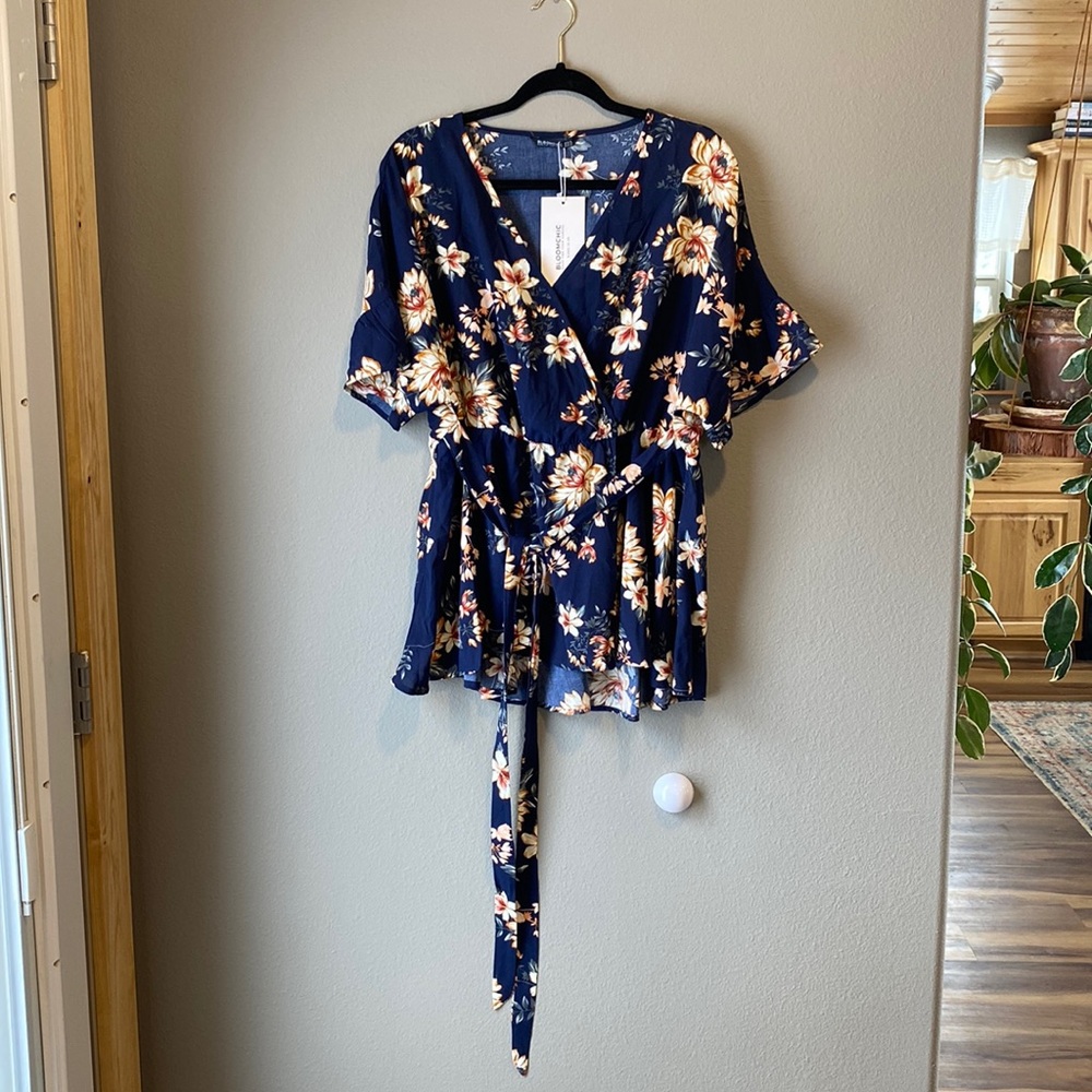 BloomChic Tie Blouse